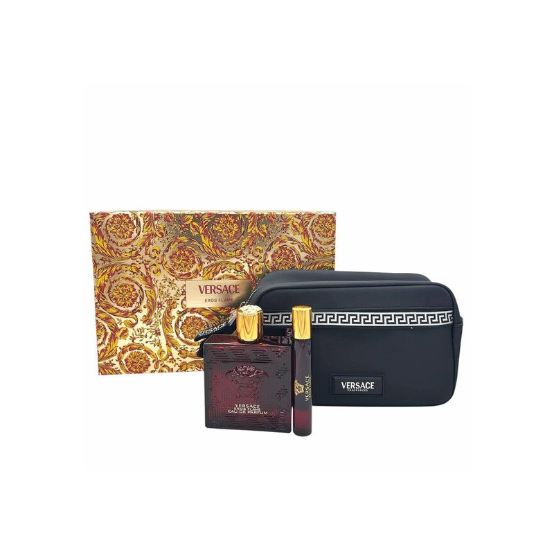 Versace Eros Flame Set EDP100+Travel Spray10+Gwp