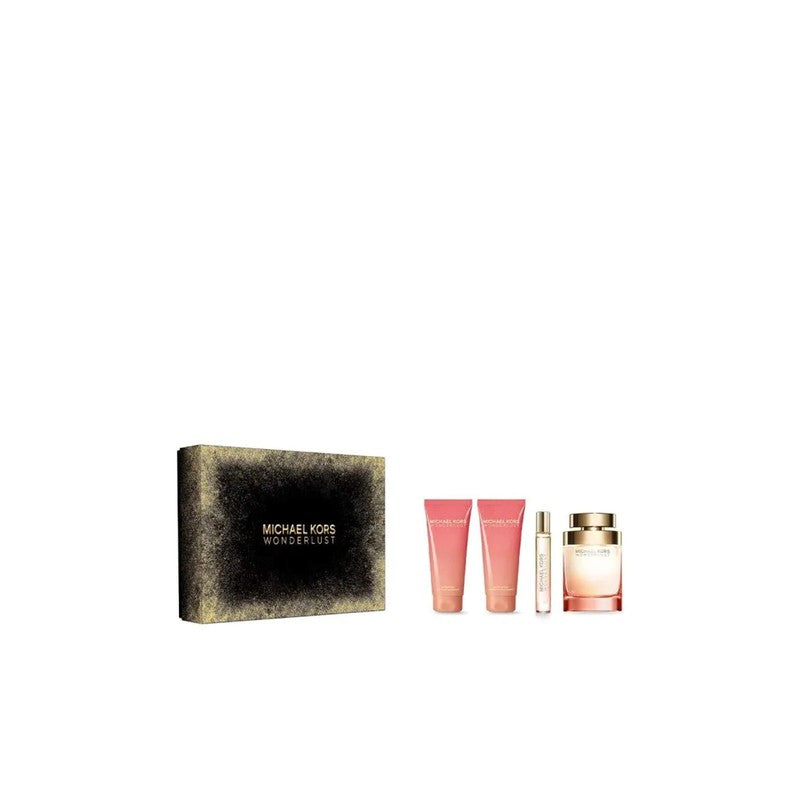 Set Michael Kors Wonderlust EDP 100Ml + Bl 100Ml + Sg 100Ml + EDP 10Ml