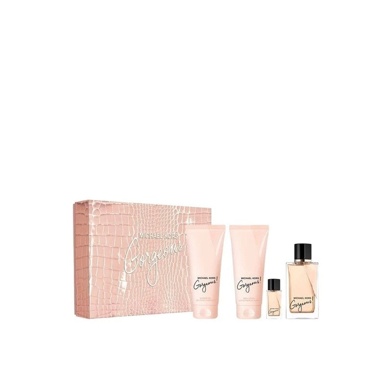 Michael Kors Gorgeous Set EDP 100 + Body Lotion 100 + Shower Gel 100 + Travel Spray 10