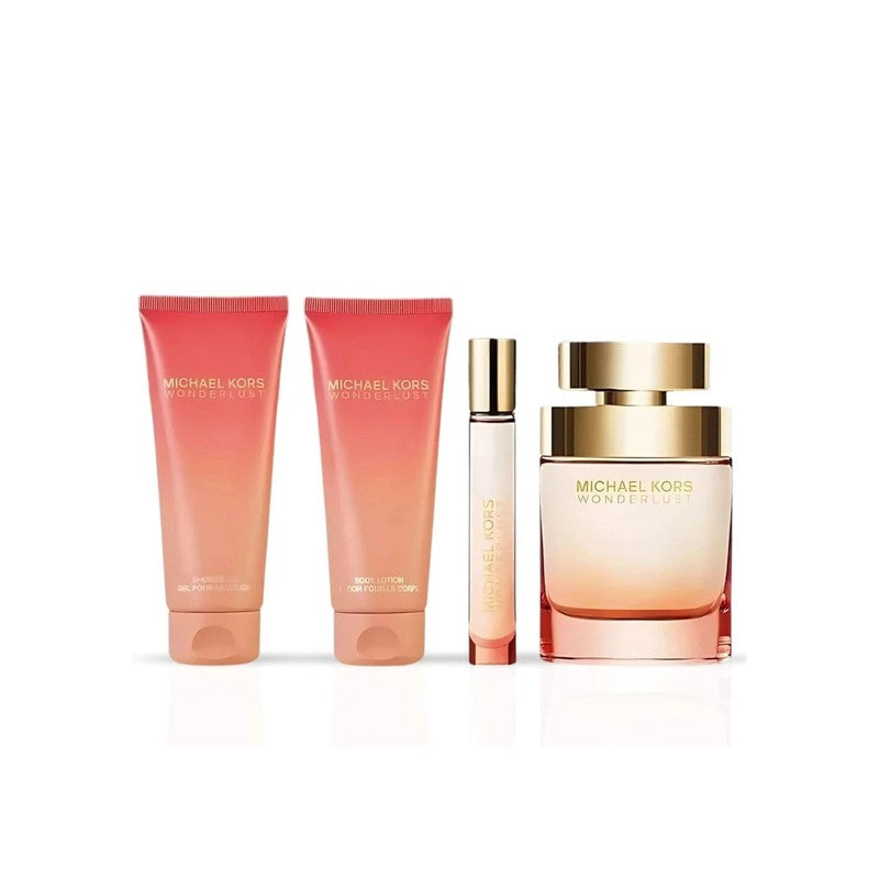 Michael Kors Wonderlust Set EDP 100 + Body Lotion 100 + Shower Gel 100 + Travel Spray 10