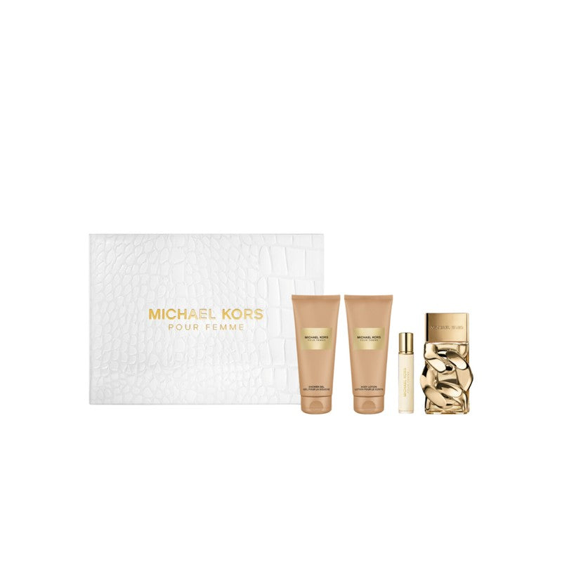Michael Kors Pour Femme Set EDP 100 + Body Lotion 100 + Shower Gel 100 + Travel Spray 10