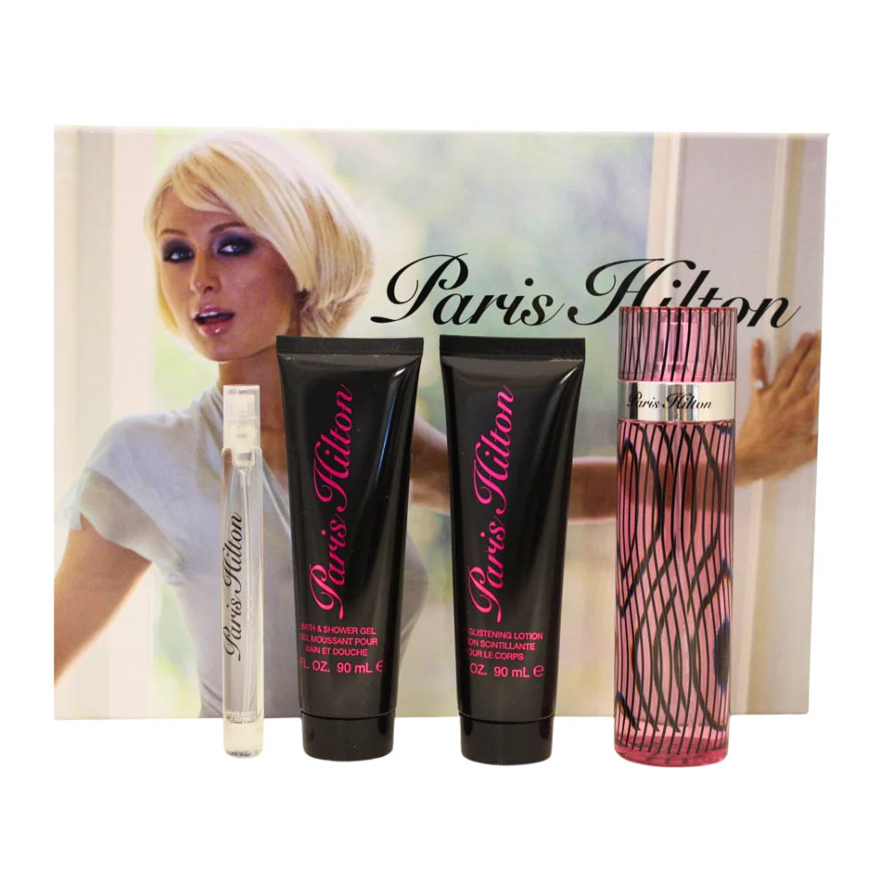 Paris Hilton Set (EDP 100Ml + Bl 90Ml + Bsg 90Ml + Travelrecspray)