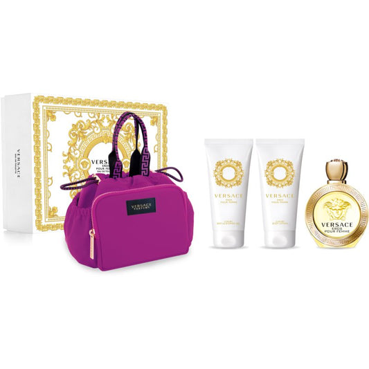 Set Versace Eros Femme EDT 100 + Bsg100 + Bl100 + Gwp