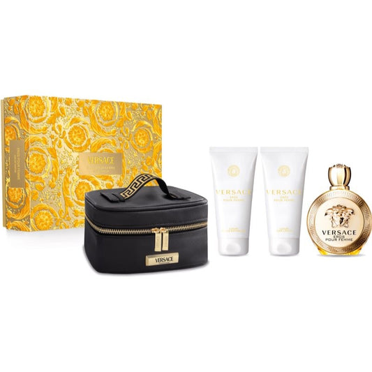 Versace Eros Pour Femme EDP 100Ml + Sg 100Ml +Bl 100Ml