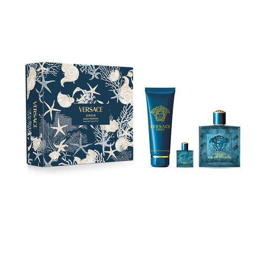 Versace Eros EDT Set EDT100+Bsg150+EDT5