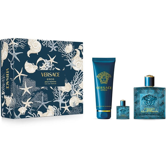 Versace Eros EDP Set EDP 100 + Bath Shower Gel 150 + EDP 5