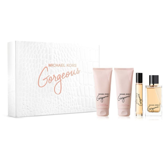 Michael Kors Gorgeous Set EDP 100 + Body Lotion 100 + Shower Gel 100 + Travel Spray 10