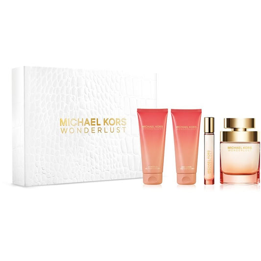 Michael Kors Wonderlust Set EDP 100 + Body Lotion 100 + Shower Gel 100 + Travel Spray 10