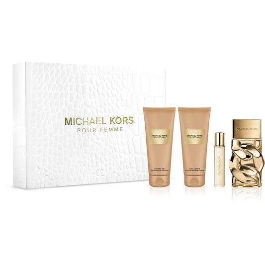 Michael Kors Pour Femme Set EDP 100 + Body Lotion 100 + Shower Gel 100 + Travel Spray 10